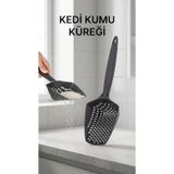 Kedi Kumu Eleme Küreği Yumuşak Sap Ve Dar Kenar Tasarımıyla Temizlik İçin Uygun Çok Renkli