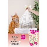 Kedi Kumu Filtresi, Elekli Filtre, Kokusuz – Kedi Tuvaleti Temizleme Filtresi, Kedi Bakım, Kolay Ve Zahmetsiz Temizlik, Kapalı Ve Açık Tuvaletler İçin Uyumludur 3’Lü Paket