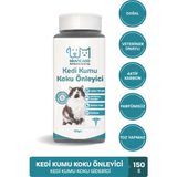 Kedi Kumu Koku Önleyici- Kedi Kumu Aktif Karbon - Kedi Kumu Tuvalet Koku Giderici Parfümsüz 150 gr