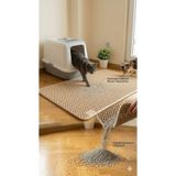 Kedi Kumu Paspası Kedi Tuvalet Önü Paspası 60x90 Cm siyah