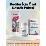 Kedi Malt Macunu + Kalsiyum Magnesium D3 Tablet Seti –Tüy Yumağı, Kemik Ve Diş Sağlığı Destek Paketi