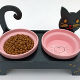 Kedi Mama Kabı Pembe
