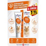 Kedi Multivitamin Malt Macunu - Taurinli Biyotin Kedi Maltı Tüy Yumak Önleyici Anti-Hairball - 100 gr