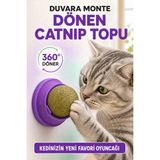 Kedi Nanesi Catnip Döner Top Yenilebilir Duvara Yapışan Kedi Oyuncağı