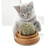 Kedi Nanesi Oyuncağı, Yapışkanlı Catnip Topu İle, Çiğneme Ve Stres Azaltıcı, Diş Sağlığı Destekli Doğal Kedi Otu (Kedi Nanesi)