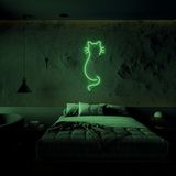 Kedi Neon LED Duvar Yazısı Dekoratif Duvar Aydinlatmasi Gece Lambası