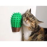 Kedi Otu Hazneli Kedi Oyuncağı – Duvara Yapışan Kaşıma & Masaj Aparatı (Catnip Uyumlu)