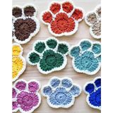 Kedi Pati Bardak Altlığı Hayvan Tema Hediye 1 Adet Runner & Amerikan Servisi-Supla - Pembe