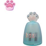 Kedi Pati Figürlü Çift Hazneli Kalemtıraş – Sevimli Tasarım, Renkli Kırtasiye Ürünü | Fancy Space - Mavi
