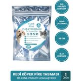 Kedi Pire Kenetasması Kedi Köpek Bit Pire Kene Parazit Kovucu Tasma Ayarlanabilir 39 cm Su Geçirmez 8 Ay Etki - Turuncu