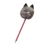 Kedi Ponpon Pelus Kursun Kalem 1 Adet Pelus Tuylu Kedi Figurlu Kursun Kalem Hediye Kalem Tuylu Sevimli Kalem