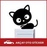 Kedi Sticker Cat Sticker Kedi Duvar Sticker Oto Sticker