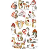 Kedi Sticker Telefon Laptop Notebook Tablet Defter Matara Stiker Etiket ST1074