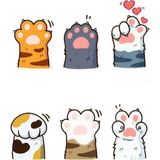 Kedi Sticker Telefon Laptop Notebook Tablet Defter Matara Stiker Etiket ST1632