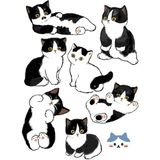 Kedi Sticker Telefon Laptop Notebook Tablet Defter Matara Stiker Etiket ST688