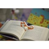Kedi Tasarımlı Kitap Tutucu Yüzük | Sayfa Açık Tutucu | Okuma Yardımcısı | Parmak Sayfa Sabitleyici - Ginger