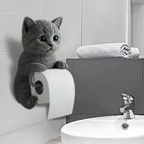 Kedi Tasarımlı Tuvalet Kağıtlığı