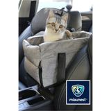Kedi Taşıma Çantası Kedi Seyahat Çantası Araba Içi Yatak Ve Kedi Çantası Bej Mıaunest™