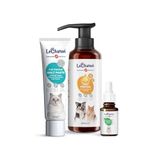 Kedi Tüy Döküm Dökülmesi Önleyici Engelleyici Tüy Sağlığı Destekleyici Set, Malt Paste, Balık Yağı (Omega 3-6) ve Plus B Tüy Damlası, Tüy Yumağı & Deri Tüy Destek