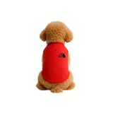 Kedi ve Köpek Kıyafeti & Elbisesi - Kırmızı The Dog Face Atlet - XS
