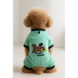 Kedi ve Köpek Kıyafeti & Elbisesi - Mint 4 Bacak Tulum Mickey Mouse - Mint Yeşili - XL