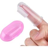 Kedi ve Köpek Parmak Diş Fırçası 5.5 cm Pembe