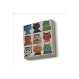 Kediler Baskılı Taş Magnet 5X5 Dekoratif Obje ve Biblo