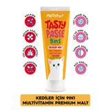 Kediler için 9in1 MultiVitamini Macunu, Tüy Eklem Glukozamin Yavru Sağlığı Destekleyici Malt 100ML