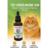 Kediler Için Biotinli Multivitaminli ve Çinkolu Tüy Dökülmesini Azaltıcı Plus B Damla 50 ml