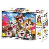 Kediler Partide 500 Parça Yetişkin Puzzle