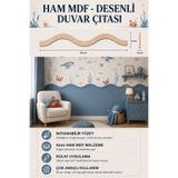 kedili dükkan Ham MDF Dalgalı Duvar Çıtası | Boyanabilir Dekoratif Duvar Paneli – Modern Dalga Model