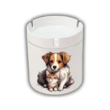 Kedili Ve Köpekli Küllük Kül Tablası