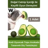 #Kedioyuncağı Özel Üretim Catnip Kedi Oyuncak Topu Avokado Tasarımlı Diş Temizleyici Stres Azaltıcı Doğal Kedi Nanesi İç