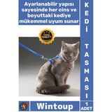 #KediTasması Pet Ayarlanabilir Şık Gezdirme Kayışı Konforlu Yumuşak Dokulu Özel 120 Cm Kedi Tasması