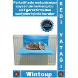 #Kediyatağı Konforlu Yumuşak Rahat Kumaş Pratik Sağlam Kalorifer Askılı Şık 45X32x3 Cm Kedi Yatağı