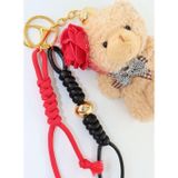 Keeba Anahtarlık Çanta Charm. Ayna Süsü. Çanta Aksesuarı. Anahtarlık Peluş Ayıcık Örme Ip Çanta Charmı.