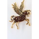 KEEBA Kanatlı pegasus atı broş. Yaka iğnesi pegasus broş. Taşlı at broş. Kadın broş. Erkek broş. At broş.