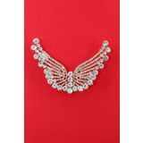 KEEBA Melek Kanadı Broş. Taşlı Tasarım Broş. Yaka Iğnesi Broş. Kadın Broş. Kanat Broş. Melek Kanatı Broş.