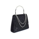 KEEBA Siyah Taşlı Abiye Çanta. Siyah Kadın Abiye Çanta. Siyah Abiye Çanta. Davet Gece Clutch Çanta.