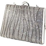 KEEBA Suyolu Taşlı Gümüş Abiye Çanta. Abiye Portföy Clutch Davet Gece Çantası. Kadın Abiye Taşlı Çanta.