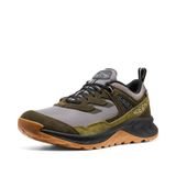 KEEN Erkek Hightrail Düşük Su Geçirmez Yürüyüş Ayakkabıları, Çelik Gri/Orman Gecesi, 8