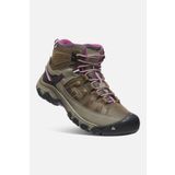 Keen Targhee 3 Mid Wp W-weiss/boysenberry - Su Geçirmez Kadın Yürüyüş Botu - Kahverengi