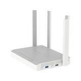 Keenetic Titan AX3200 Mesh Wifi 6 Multi-Gigabit Router, Çift Çekirdek Arm (Cpu) Işlemci, 5-Port Gigabit ve 1-Port 2.5 Gigabit Yönetilebilir Fiber Destekli Router, USB 2.0 ve Yüksek Hızlı USB 3.0 Portu