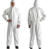 Keep Coverall Lamine Type 5/6 Tek Kullanımlık Tulum - Beyaz - 2XL