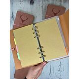Keep On Going Binderli Deri Kapak Depolama Dosyalı Pembe Renk Özel Tasarım Ajanda/notebook/klasörlü Defter