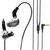 keephifi Kulak İçi Kulaklıklar BLON BL01 10 mm Biyo-Fiber Diyaframlı Kulaklıklar Güçlü Ses için, HiFi Bas Gürültü Engelleme, Oyunlar, Müzik, Spor ve Videolar için Gecikme Yok (mikrofon yok, Gümüş)