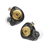 keephifi KZ EDX PRO Profesyonel Akustik Tuning HiFi Stereo Ses Kablolu Kulaklık, 2Pin-C Ayrılabilir Düz Şeffaf Kablo ile Müzisyenler için