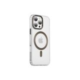 KeepHone Apple iPhone 16 Pro Max ile Uyumlu Dazzle Pro Mat Şeffaf MagSafe Kılıf, Titanium, İz Bırakmaz