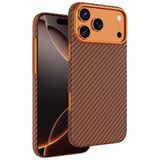 Keephone Apple iPhone 17 Pro Kevlar Diago Magsafe Kılıf - Turuncu