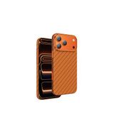 Keephone Apple Iphone 17 Pro Kevlar Robin Magsafe Uyumlu Telefon Kılıfı - Turuncu